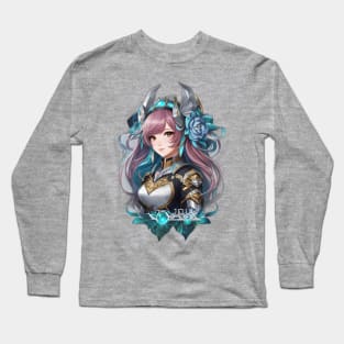 Cetus Serenade: Enchanting Anime Character Art Long Sleeve T-Shirt